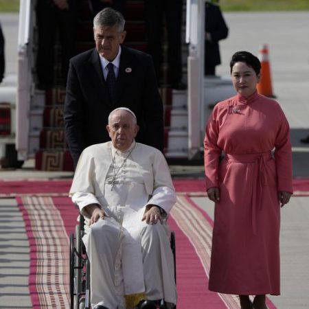 Pope Francis visits one of the world’s smallest and newest Catholic communities in Mongolia