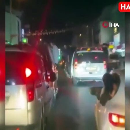 Arnavutköy’de asker konvoyunda ilginç görüntüler prizmabet